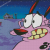 Courage The Cowardly Dog Diamond Painting