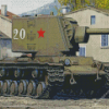 K2 Tank Military Diamond Painting