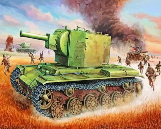 K2 Tank Diamond Painting