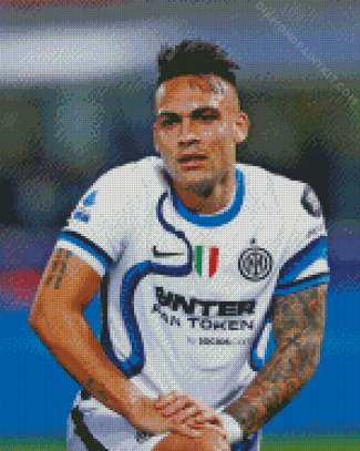 The Footballer Lautaro Martinez Diamond Painting