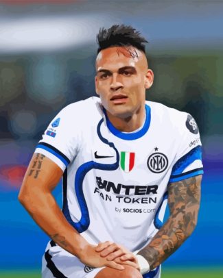 The Footballer Lautaro Martinez Diamond Painting