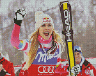 The Ski Racer Lindsey Vonn Diamond Painting