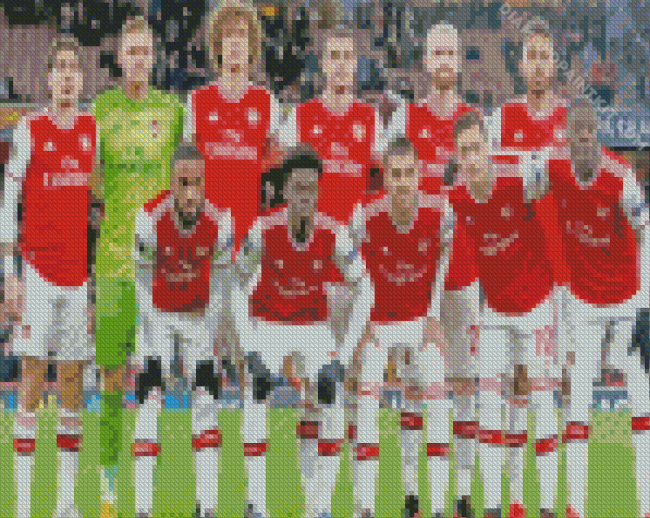 Arsenal Players Diamond Painting