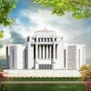 Canada Cardston Temple Diamond Painting