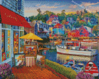 Lunenbung Town Diamond Painting