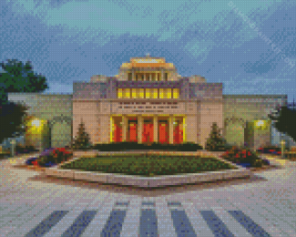 Cardston Temple Diamond Painting