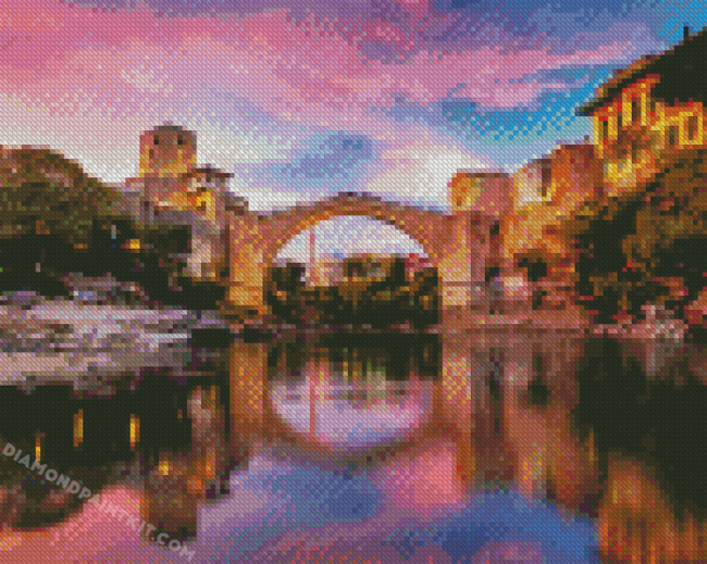 Mostar Old Bridge Diamond Painting