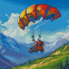 Aesthetic Powered Parachute Diamond Painting