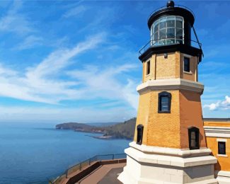 Split Rock Lighthouse Diamond Painting