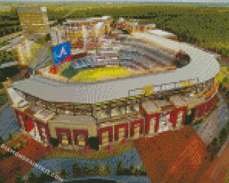 Truist Park Stadium Diamond Painting