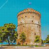 White Tower Diamond Painting