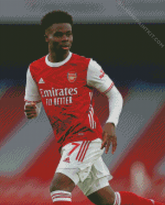 Bukayo Saka Diamond Painting