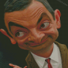 Funny Face Mr Bean Diamond Painting