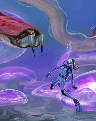 Subnautica Game Diamond Painting