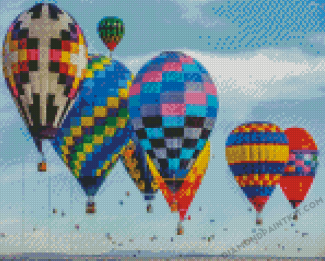 Albuquerque Balloons Diamond Painting