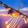 C 130 Hercules Angel Flight Art Diamond Painting