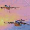 C 130 Hercules Angel Flight Diamond Painting