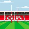 Gloucester Rugby Art Diamond Painting