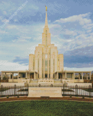 Oquirrh Temple Diamond Painting