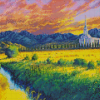 Oquirrh Temple Art Diamond Painting