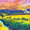 Oquirrh Temple Art Diamond Painting