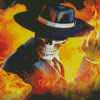 Skulduggery Pleasant Fire Diamond Painting