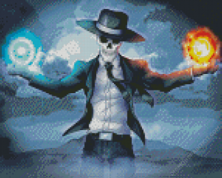 Powerful Skulduggery Pleasant Diamond Painting