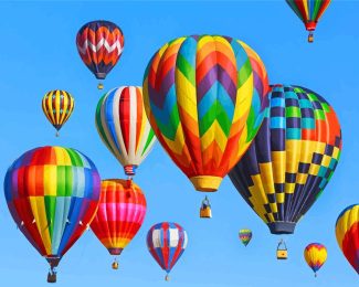 Colorful Albuquerque Balloons Diamond Painting