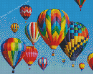 Colorful Albuquerque Balloons Diamond Painting Colorful Albuquerque Balloons Diamond Painting