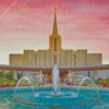 Jordan River Temple Diamond Painting