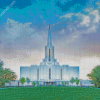 Jordan River Utah Temple Diamond Painting