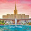 Jordan River Temple Diamond Painting