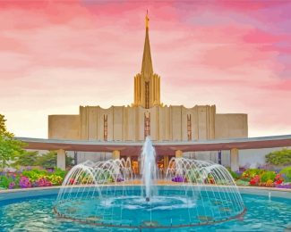 Jordan River Temple Diamond Painting