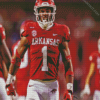 Arkansas Razorbacks Footballer Diamond Painting