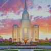 Brigham City Utah Temple Diamond Painting