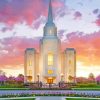 Brigham City Utah Temple Diamond Painting