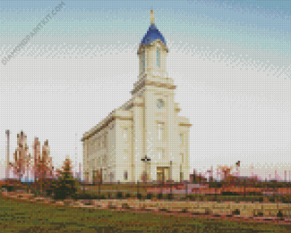 Cedar City Online Temple diamond painting