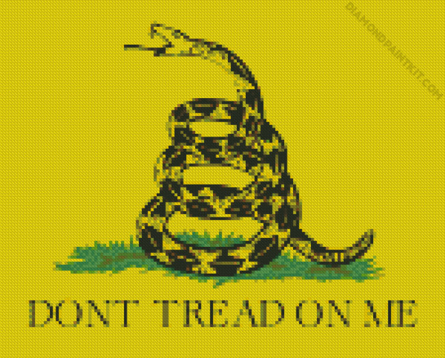 Gadsden Flag Diamond Painting