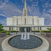 Jordan River Utah Temple Diamond Painting