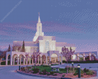 Bountiful Utah Temple Diamond Painting