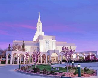 Bountiful Utah Temple Diamond Painting