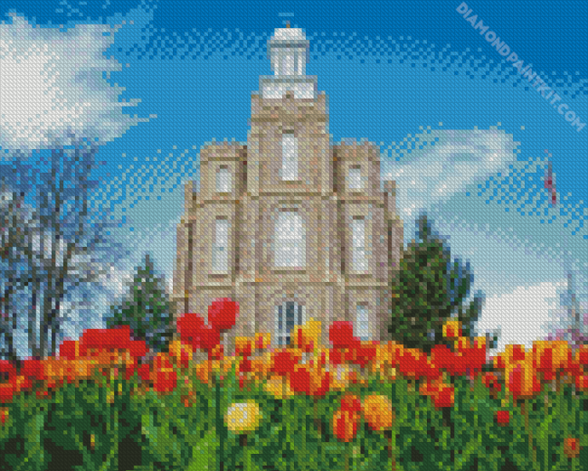 Logan Temple Garden Diamond Painting