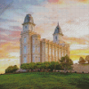 Manti Temple Utah Diamond Painting