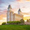 Manti Temple Utah Diamond Painting