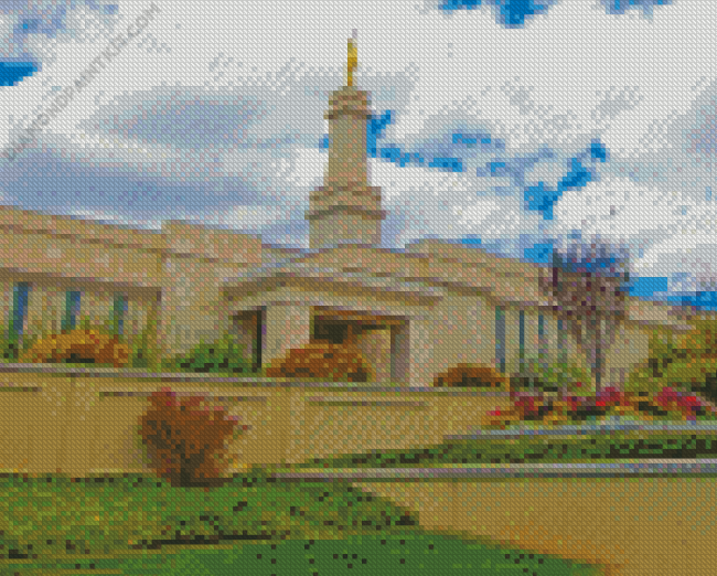 Monticello Temple Utah Diamond Painting