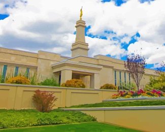 Monticello Temple Utah Diamond Painting