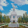 Orem Utah Temple Diamond Painting