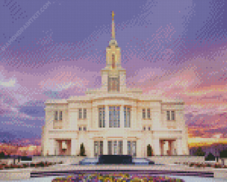 Payson Temple Utah Diamond Painting