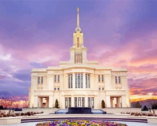 Payson Temple Utah Diamond Painting