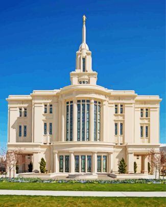 Payson Temple Diamond Painting